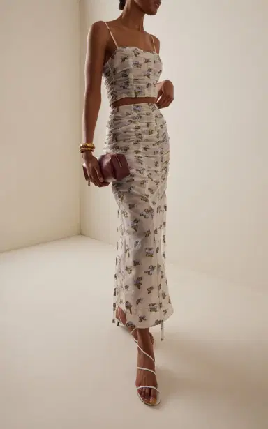 Ulla Johnson Sylvette Fil Coupe Organza Bustier Top | Thumbnail 3 Ulla Johnson Sylvette Fil Coupe Organza Bustier Top | Thumbnail 3
