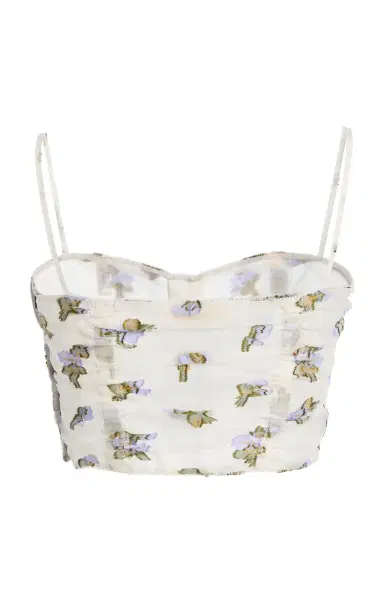 Ulla Johnson Sylvette Fil Coupe Organza Bustier Top | Thumbnail 5 Ulla Johnson Sylvette Fil Coupe Organza Bustier Top | Thumbnail 5