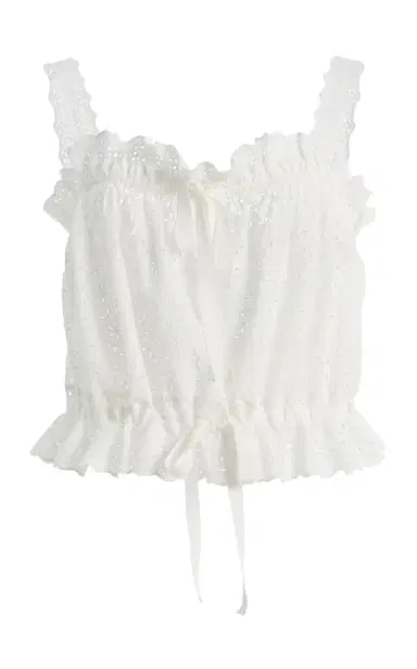 Ulla Johnson Isola Gathered Cotton Top | Thumbnail 17 Ulla Johnson Isola Gathered Cotton Top | Thumbnail 17