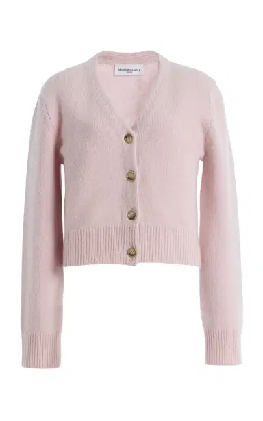 Brandon Maxwell The Sloane V-Neck Cashmere-Silk Cardigan | Thumbnail 2 Brandon Maxwell The Sloane V-Neck Cashmere-Silk Cardigan | Thumbnail 2