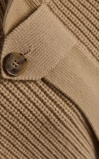 Brandon Maxwell The Neal Belted Recycled-Cashmere-Blend Sweater | Thumbnail 6 Brandon Maxwell The Neal Belted Recycled-Cashmere-Blend Sweater | Thumbnail 6