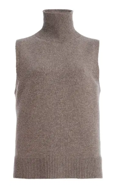Brandon Maxwell The Bruno High-Neck Wool-Cashmere Top | Thumbnail 3 Brandon Maxwell The Bruno High-Neck Wool-Cashmere Top | Thumbnail 3