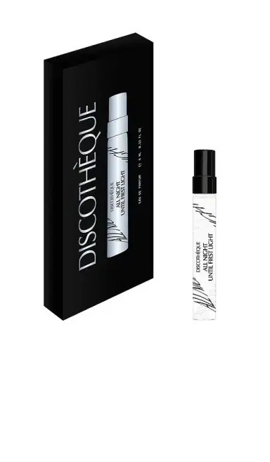 DISCOTHEQUE All Night Until First Light Eau De Parfum 8ml | Thumbnail 1 DISCOTHEQUE All Night Until First Light Eau De Parfum 8ml | Thumbnail 1