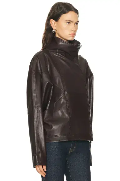 EAVES Mildri Leather Jacket | Thumbnail 5 EAVES Mildri Leather Jacket | Thumbnail 5