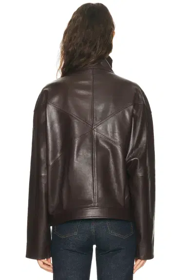 EAVES Mildri Leather Jacket | Thumbnail 7 EAVES Mildri Leather Jacket | Thumbnail 7