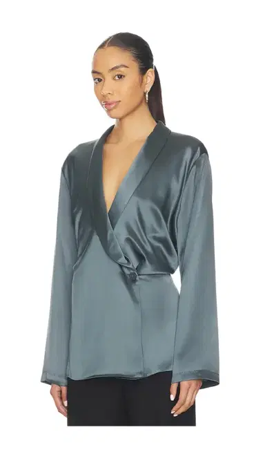 EAVES Sigrun Slouch Waist Robe Top | Thumbnail 2 EAVES Sigrun Slouch Waist Robe Top | Thumbnail 2