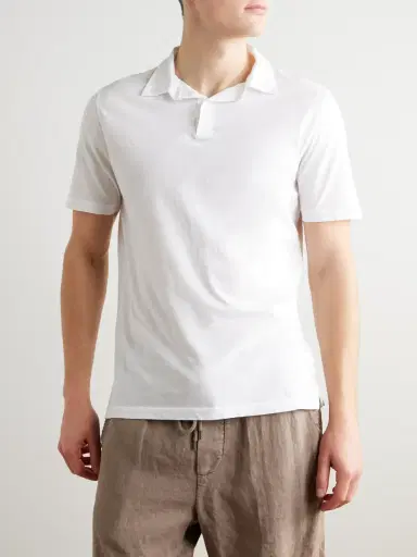Hartford Cotton-Jersey Polo Shirt - Men | Thumbnail 3 Hartford Cotton-Jersey Polo Shirt - Men | Thumbnail 3