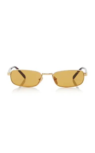 Prada Square-Frame Metal Sunglasses | Thumbnail 4 Prada Square-Frame Metal Sunglasses | Thumbnail 4