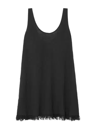 Staud Tillie Fringed Cotton-gauze Mini Dress | Thumbnail 1 Staud Tillie Fringed Cotton-gauze Mini Dress | Thumbnail 1