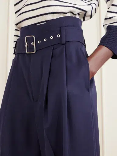 Ralph Lauren Collection Belted Pleated Wool-twill Wide-leg Pants | Thumbnail 5 Ralph Lauren Collection Belted Pleated Wool-twill Wide-leg Pants | Thumbnail 5
