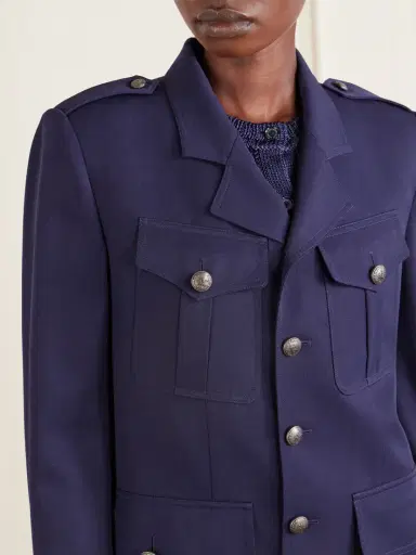 Ralph Lauren Collection Annabeth Grain De Poudre Wool Jacket | Thumbnail 5 Ralph Lauren Collection Annabeth Grain De Poudre Wool Jacket | Thumbnail 5