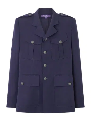 Ralph Lauren Collection Annabeth Grain De Poudre Wool Jacket | Thumbnail 1 Ralph Lauren Collection Annabeth Grain De Poudre Wool Jacket | Thumbnail 1