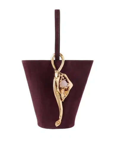 Chloé Eden Treasure Embellished Suede Tote | Thumbnail 1 Chloé Eden Treasure Embellished Suede Tote | Thumbnail 1