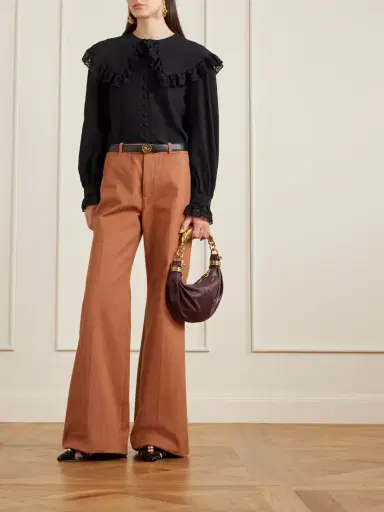 Chloé Bracelet Embellished Textured-leather Shoulder Bag | Thumbnail 2 Chloé Bracelet Embellished Textured-leather Shoulder Bag | Thumbnail 2