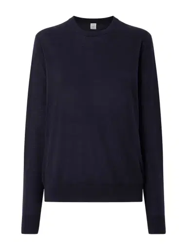 TOTEME Garderob Wool And Silk-blend Sweater | Thumbnail 1 TOTEME Garderob Wool And Silk-blend Sweater | Thumbnail 1