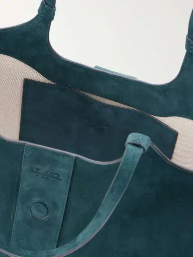 Roger Vivier Belle Vivier Medium Buckled Suede Tote | Thumbnail 6 Roger Vivier Belle Vivier Medium Buckled Suede Tote | Thumbnail 6