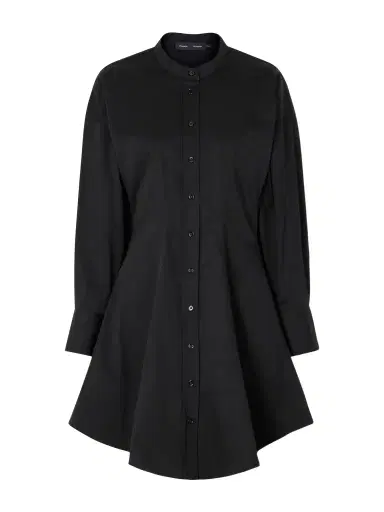 Proenza Schouler Janan Paneled Cotton-blend Satin Mini Dress | Thumbnail 1 Proenza Schouler Janan Paneled Cotton-blend Satin Mini Dress | Thumbnail 1