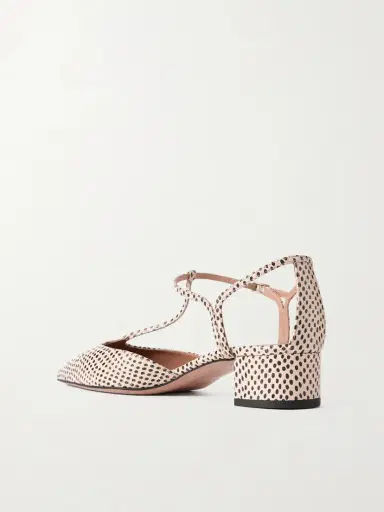 Aquazzura Sorbonne 35 Polka-dot Textured-leather Pumps | Thumbnail 3 Aquazzura Sorbonne 35 Polka-dot Textured-leather Pumps | Thumbnail 3