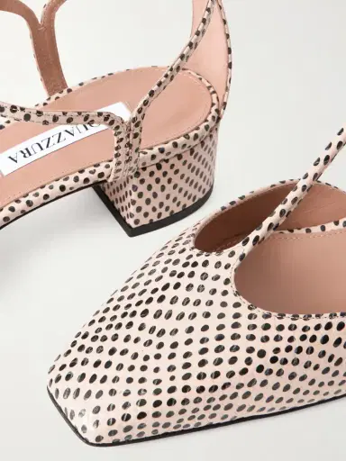 Aquazzura Sorbonne 35 Polka-dot Textured-leather Pumps | Thumbnail 5 Aquazzura Sorbonne 35 Polka-dot Textured-leather Pumps | Thumbnail 5