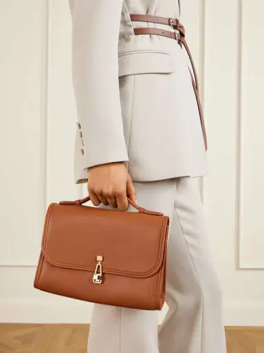 Gabriela Hearst Leonora Medium Leather Tote | Thumbnail 3 Gabriela Hearst Leonora Medium Leather Tote | Thumbnail 3