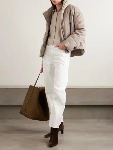 Max Mara Quilted Brushed-cashmere Down Jacket | Thumbnail 2 Max Mara Quilted Brushed-cashmere Down Jacket | Thumbnail 2