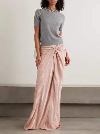 Tory Burch Embellished Wool And Cashmere-blend Sweater | Thumbnail 2 Tory Burch Embellished Wool And Cashmere-blend Sweater | Thumbnail 2