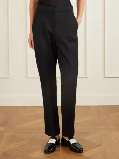 Givenchy Grosgrain-trimmed Wool Slim-leg Pants | Thumbnail 3 Givenchy Grosgrain-trimmed Wool Slim-leg Pants | Thumbnail 3