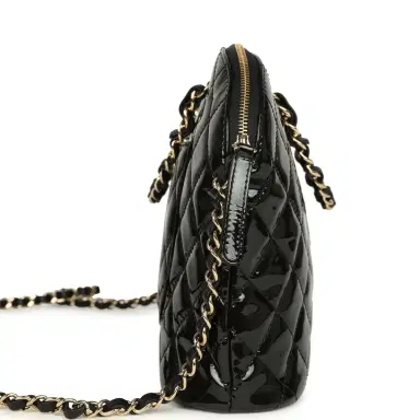 Chanel Chanel Top Handle Shopping Bag Black Patent Leather Gold Hardware | Thumbnail 3 Chanel Chanel Top Handle Shopping Bag Black Patent Leather Gold Hardware | Thumbnail 3