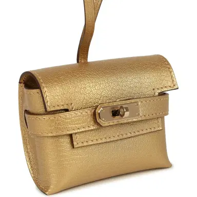 HERMÈS Hermes Kelly Festival Bag Charm Dore Chevre Chamkilight Permabrass Hardware | Thumbnail 2 HERMÈS Hermes Kelly Festival Bag Charm Dore Chevre Chamkilight Permabrass Hardware | Thumbnail 2