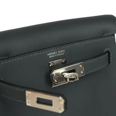 HERMÈS Hermes Mini Kelly Jump Backpack Gris Misty Swift Palladium Hardware | Thumbnail 11 HERMÈS Hermes Mini Kelly Jump Backpack Gris Misty Swift Palladium Hardware | Thumbnail 11