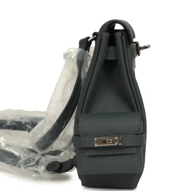 HERMÈS Hermes Mini Kelly Jump Backpack Gris Misty Swift Palladium Hardware | Thumbnail 3 HERMÈS Hermes Mini Kelly Jump Backpack Gris Misty Swift Palladium Hardware | Thumbnail 3