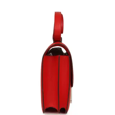 HERMÈS Pre-owned Hermes Constance 24 Rouge De Coeur Epsom Lacquered Palladium Hardware | Thumbnail 3 HERMÈS Pre-owned Hermes Constance 24 Rouge De Coeur Epsom Lacquered Palladium Hardware | Thumbnail 3