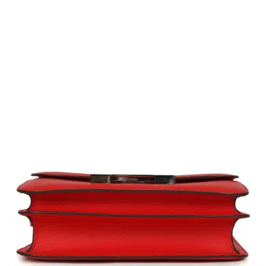 HERMÈS Pre-owned Hermes Constance 24 Rouge De Coeur Epsom Lacquered Palladium Hardware | Thumbnail 6 HERMÈS Pre-owned Hermes Constance 24 Rouge De Coeur Epsom Lacquered Palladium Hardware | Thumbnail 6