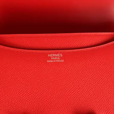 HERMÈS Pre-owned Hermes Constance 24 Rouge De Coeur Epsom Lacquered Palladium Hardware | Thumbnail 8 HERMÈS Pre-owned Hermes Constance 24 Rouge De Coeur Epsom Lacquered Palladium Hardware | Thumbnail 8
