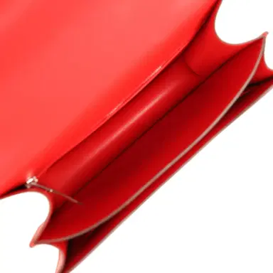 HERMÈS Pre-owned Hermes Constance 24 Rouge De Coeur Epsom Lacquered Palladium Hardware | Thumbnail 9 HERMÈS Pre-owned Hermes Constance 24 Rouge De Coeur Epsom Lacquered Palladium Hardware | Thumbnail 9