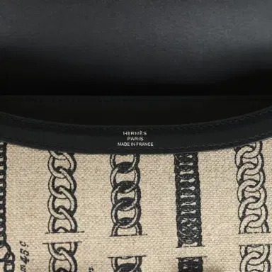 HERMÈS Pre-owned Hermes Constance 24 Toile De Camp Déchaînée and Black Swift Palladium Hardware | Thumbnail 8 HERMÈS Pre-owned Hermes Constance 24 Toile De Camp Déchaînée and Black Swift Palladium Hardware | Thumbnail 8
