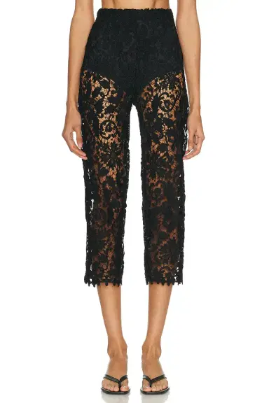 La Porte Gabrielle Lace Capri Pant | Thumbnail 1 La Porte Gabrielle Lace Capri Pant | Thumbnail 1
