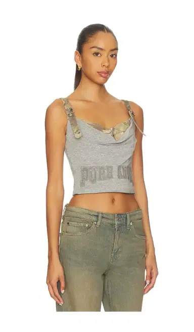 MARRKNULL Printed Pleated Corset Top | Thumbnail 2 MARRKNULL Printed Pleated Corset Top | Thumbnail 2
