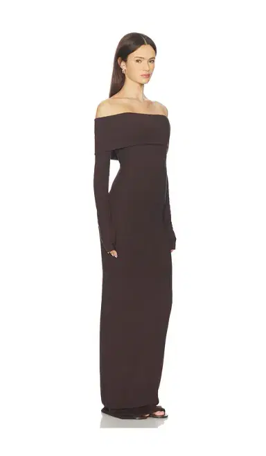 ÉTERNE Long Sleeve Off Shoulder Maxi Dress | Thumbnail 2 ÉTERNE Long Sleeve Off Shoulder Maxi Dress | Thumbnail 2
