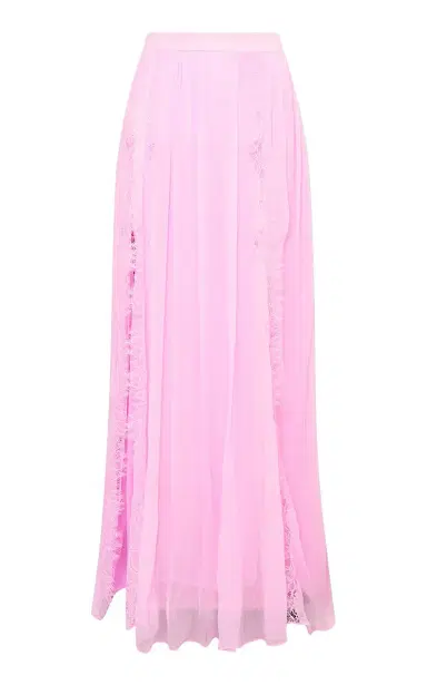 LoveShackFancy Isabelline Chiffon Slit Skirt | Thumbnail 1 LoveShackFancy Isabelline Chiffon Slit Skirt | Thumbnail 1