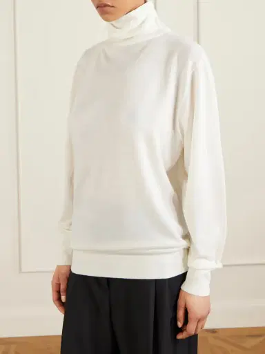 TOTEME Merino Wool Turtleneck Sweater | Thumbnail 3 TOTEME Merino Wool Turtleneck Sweater | Thumbnail 3