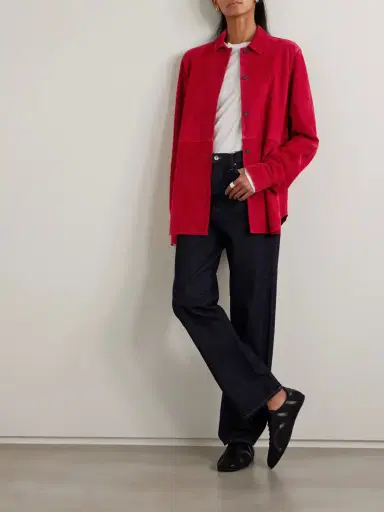 TOTEME Suede Overshirt | Thumbnail 2 TOTEME Suede Overshirt | Thumbnail 2