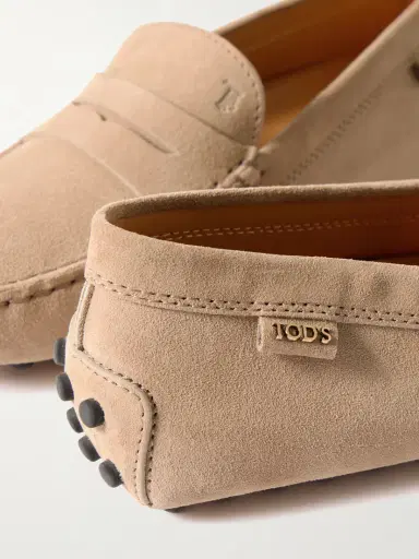 Tod's Gommino Suede Loafers | Thumbnail 4 Tod's Gommino Suede Loafers | Thumbnail 4