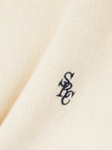 Sporty & Rich Src Cropped Embroidered Cashmere And Wool-blend Sweater | Thumbnail 4 Sporty & Rich Src Cropped Embroidered Cashmere And Wool-blend Sweater | Thumbnail 4