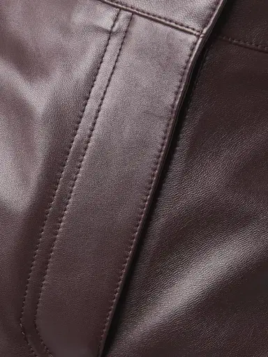 Alaïa Leather Barrel-leg Pants | Thumbnail 4 Alaïa Leather Barrel-leg Pants | Thumbnail 4