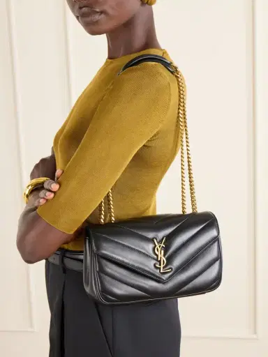 Saint Laurent Loulou Small Matelassé Leather Shoulder Bag | Thumbnail 2 Saint Laurent Loulou Small Matelassé Leather Shoulder Bag | Thumbnail 2