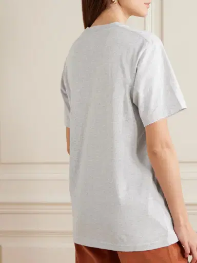 Sporty & Rich Ny Health Club Printed Cotton-jersey T-shirt | Thumbnail 3 Sporty & Rich Ny Health Club Printed Cotton-jersey T-shirt | Thumbnail 3