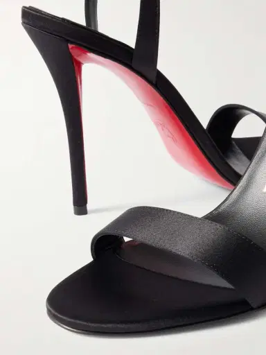 Christian Louboutin Miss Z 100 Satin Sandals | Thumbnail 4 Christian Louboutin Miss Z 100 Satin Sandals | Thumbnail 4