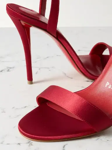 Christian Louboutin Miss Z 100 Satin Sandals | Thumbnail 4 Christian Louboutin Miss Z 100 Satin Sandals | Thumbnail 4