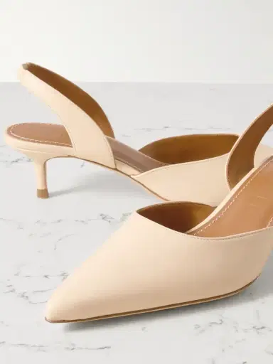 Staud Sebastian Leather Slingback Pumps | Thumbnail 4 Staud Sebastian Leather Slingback Pumps | Thumbnail 4